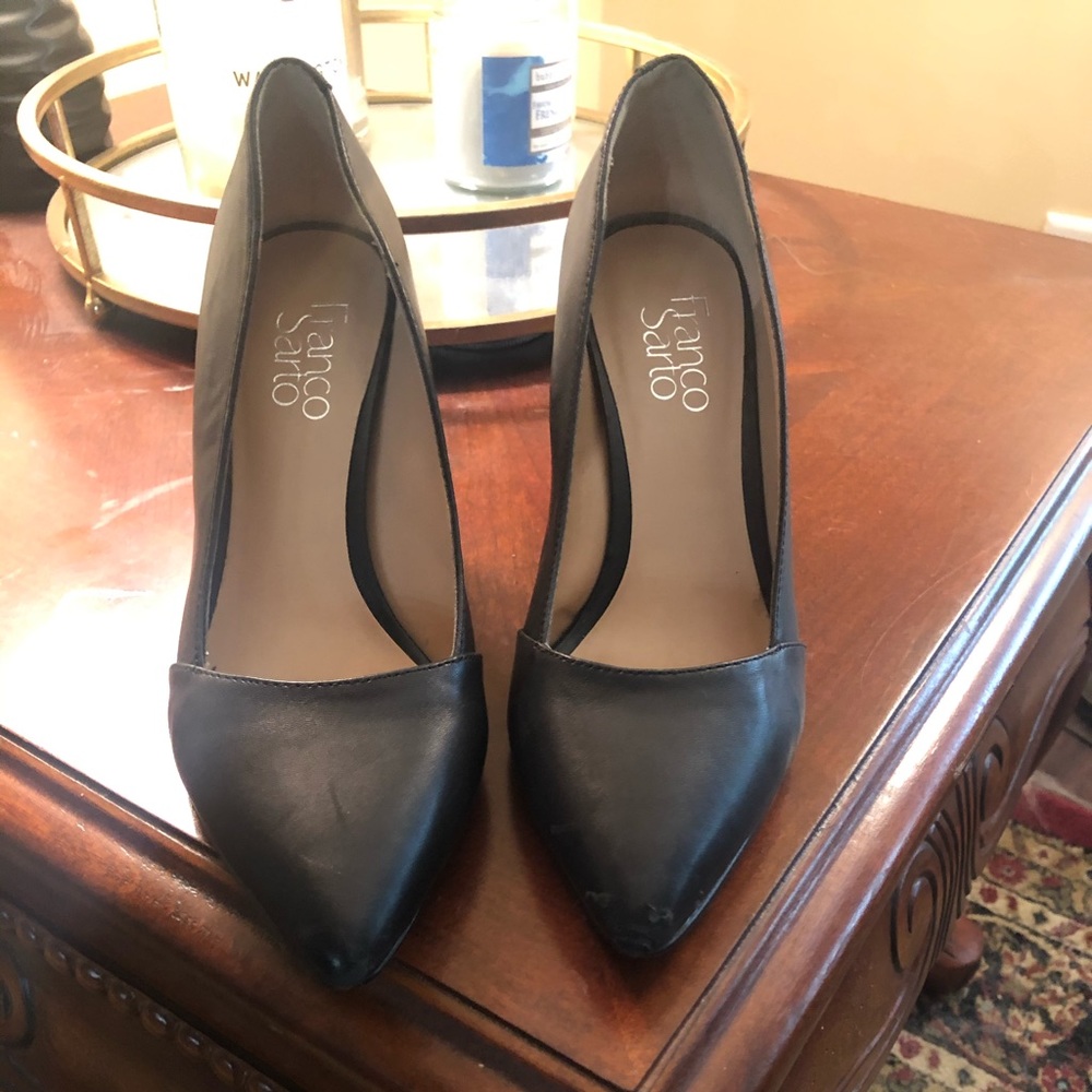 Classic Black Franco Sarto Pumps